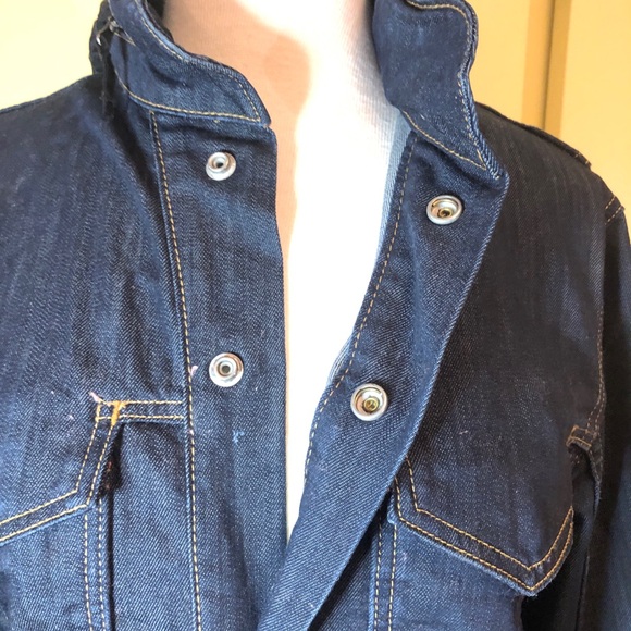 Levi's Commuter Trucker Men's Dark Blue Denim Jacket - Picture 12 of 15